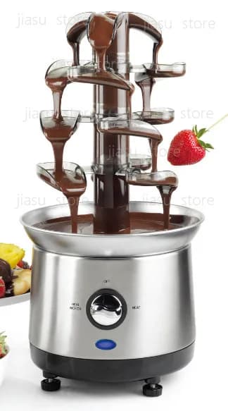 4‑Tier Detachable Chocolate Fountain XW‑001E‑2, Commercial Home Chocolate Melter Mixer Machine