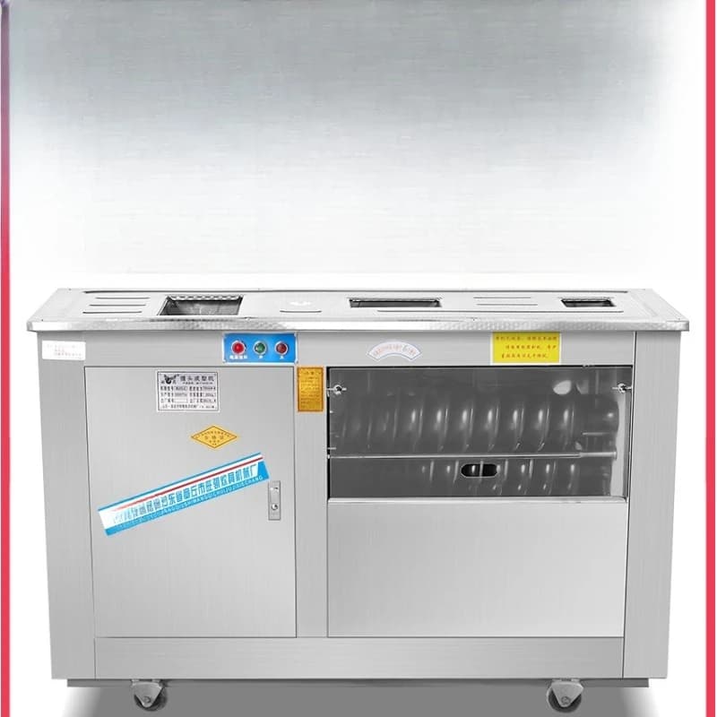 Large round steamed bread automatic commercial roller steamed bread machine commercial circular forming automatic