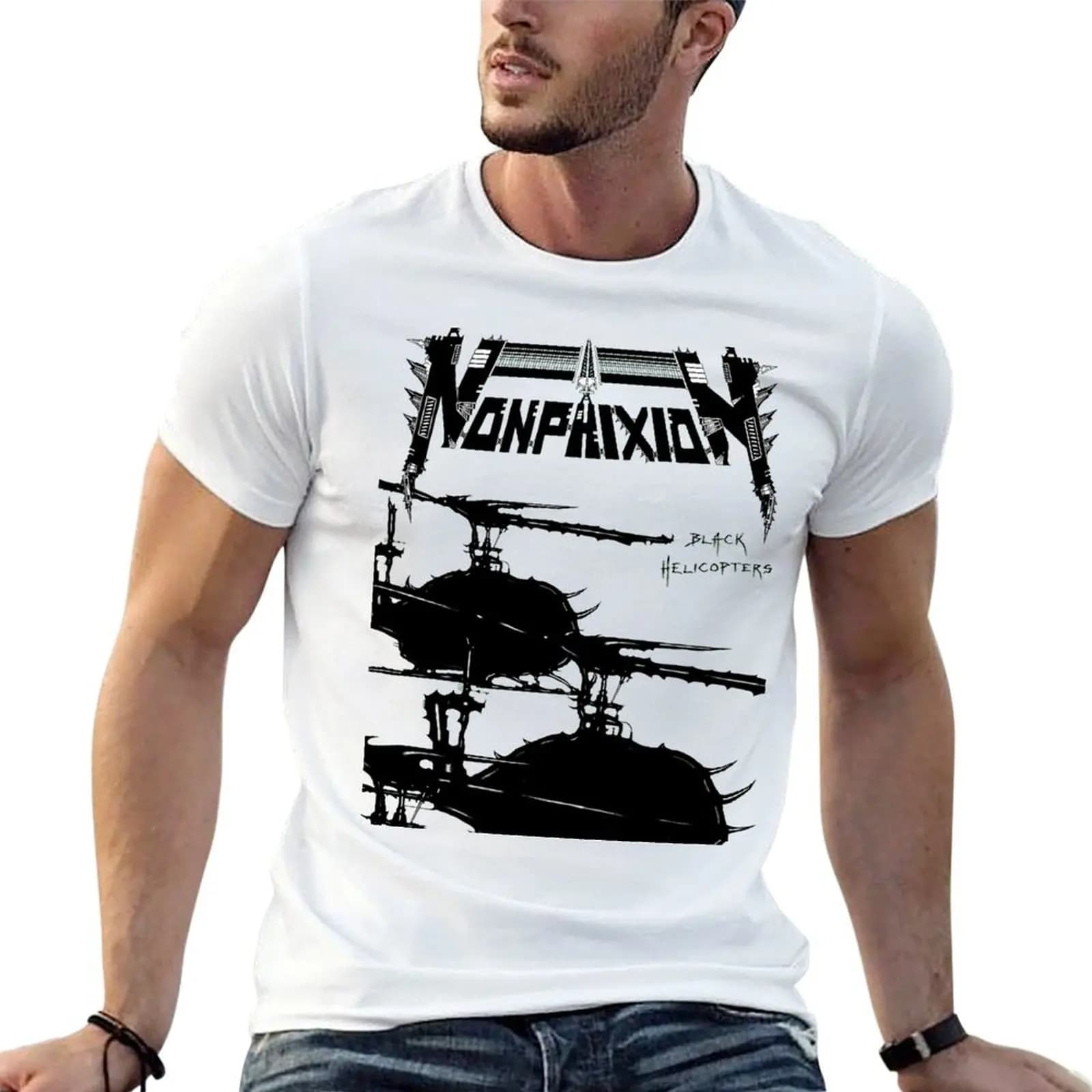 Non Phixion T-Shirt summer tops Personalized t-shirt t shirts for men cotton