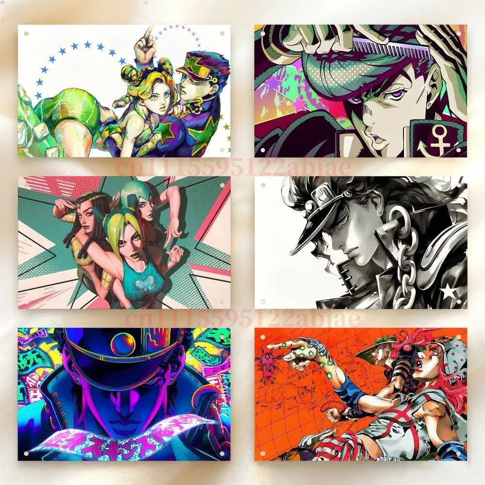 J-JOJO Flag Tapestry Poster Banner For Bar Beer House College Dorm Room Art Music Tapestry Banner Gift