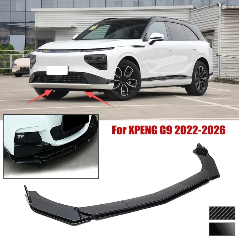 5pcs Front Bumper Shovel For XPENG G9 2022-2026 Spoiler Front Bumper Deflector Anti Scratch Protection Device Accessories