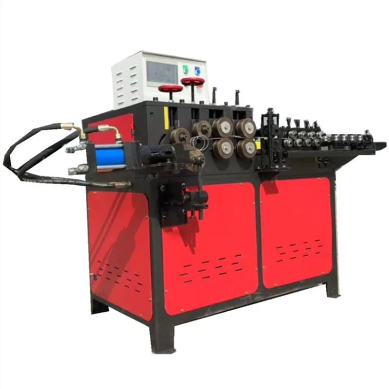 Spiral bar forming machine Automatic steel bar circling machine Round steel rebar photovoltaic circling machine