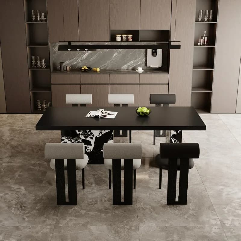 Kitchen Center Dining Table Coffee Restaurant Kitchen Modern Luxury Dining Table Designer Space Saving Muebles Home Furniture
