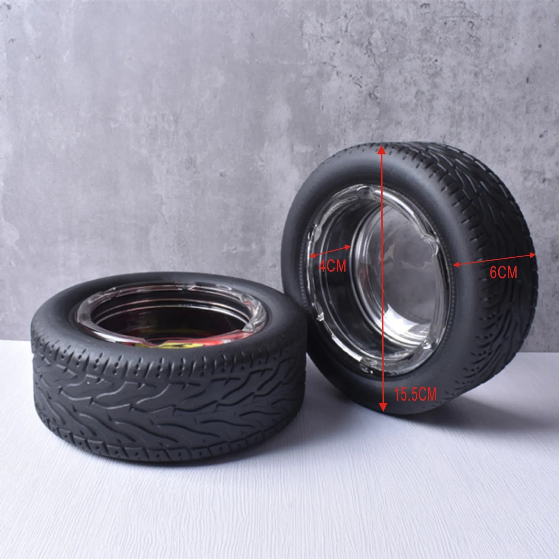 ww24 creative large ashtray, European-style home office tire ashtray, advertising