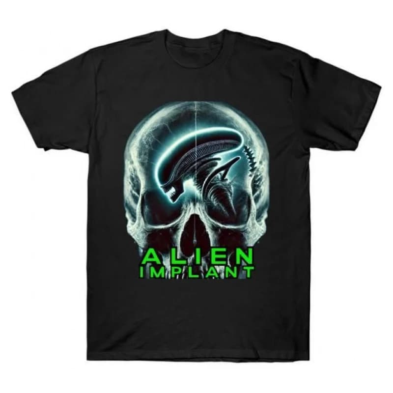 0412 Sci-Fi Alien Implant Literally Gift T-Shirt Weyland LV-426 Horror movie Xenomorp Short Sleeve Graphic clothes All size tops