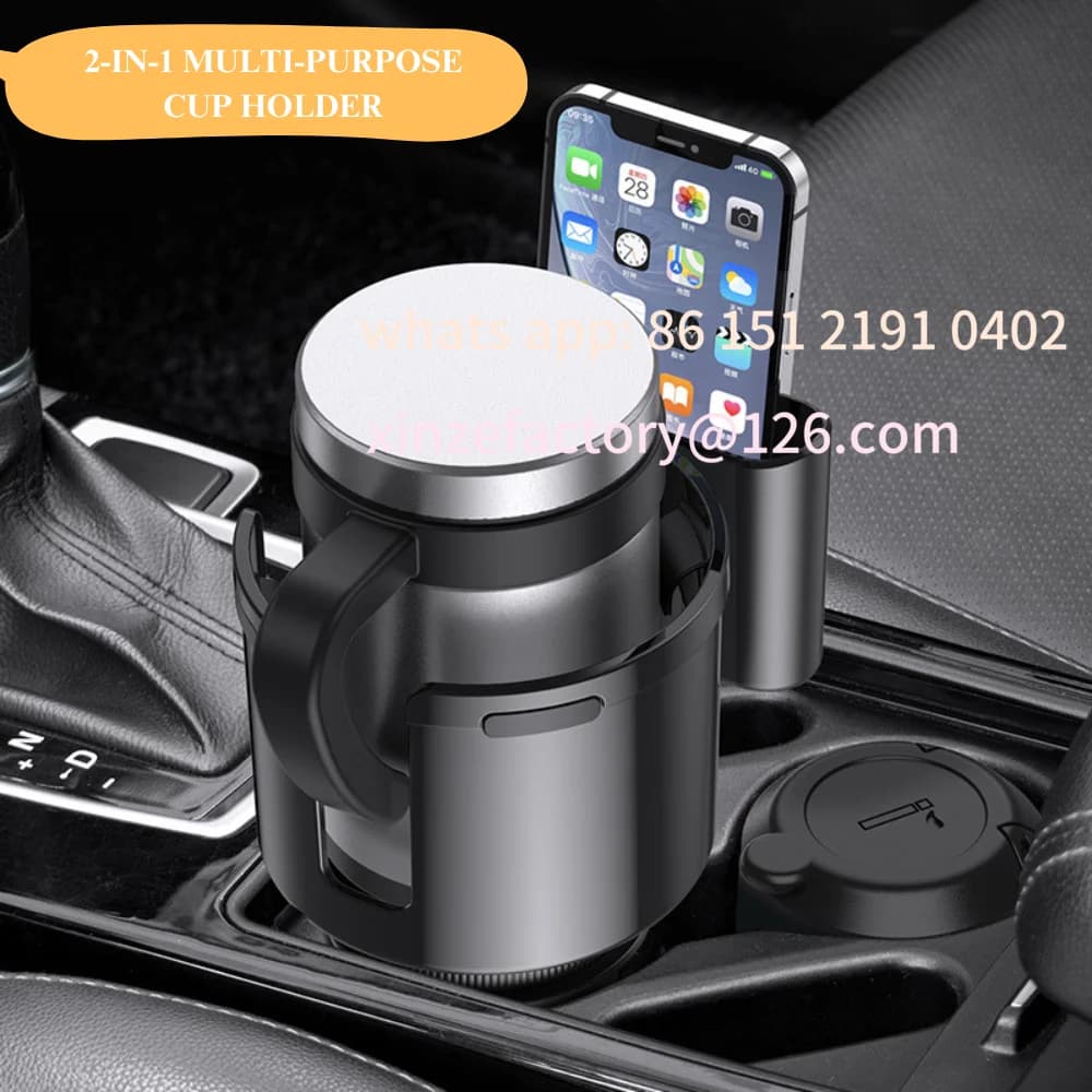 Customizable Car Cup Holder Expander Cupholder Adapter Multipurpose Auto Interior Expandable Organizer Storage Accessories With