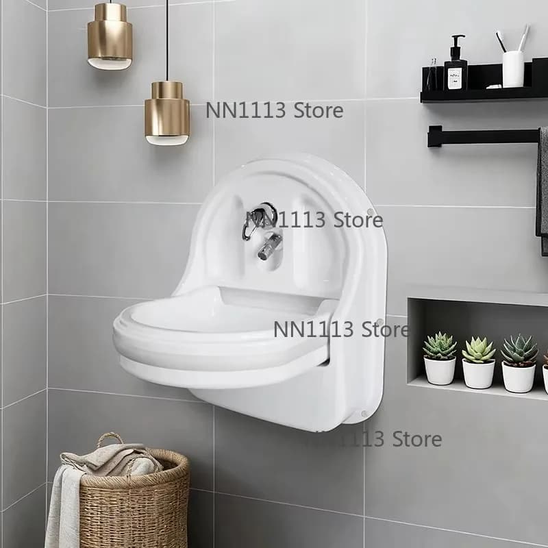 Acrylic Built-in Foldable Lightweight Modern Sink for RV Caravan Yacht Boat Hospital School Bathroom GR-Y331