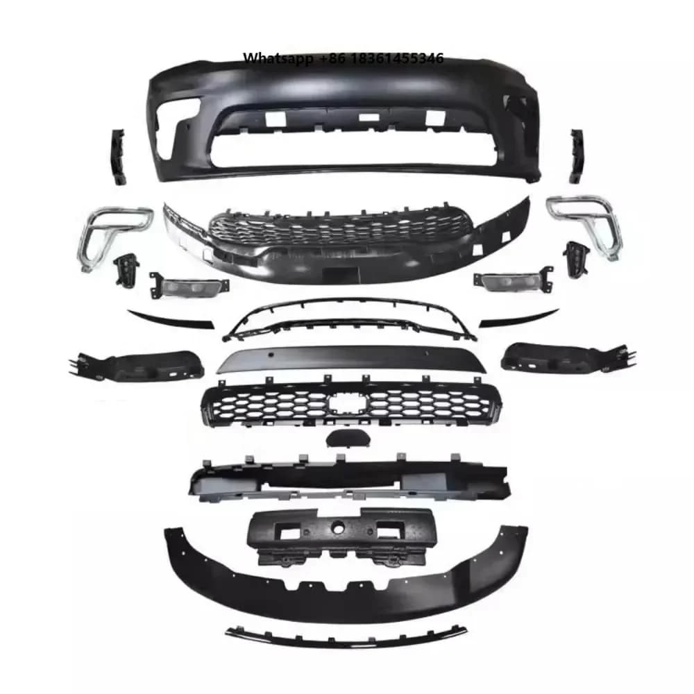 For  Durango 2021-2023 Modified Body Kit Auto Accessories Car Front Bumper Grille Mask Engine Hood Fog Lamp Feame Assembly