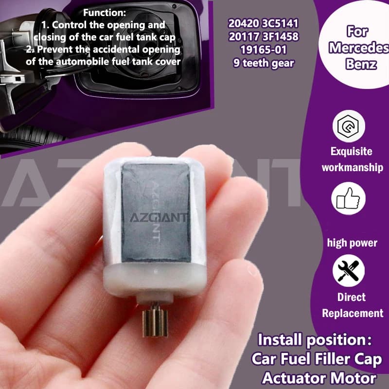 Car fuel filter flap lock DC actuator For Mercedes Benz CLS-Class C219 CLS55 W219 CLS320/SKL-Classe R171 SLK300 SLK350 SLK55 AMG