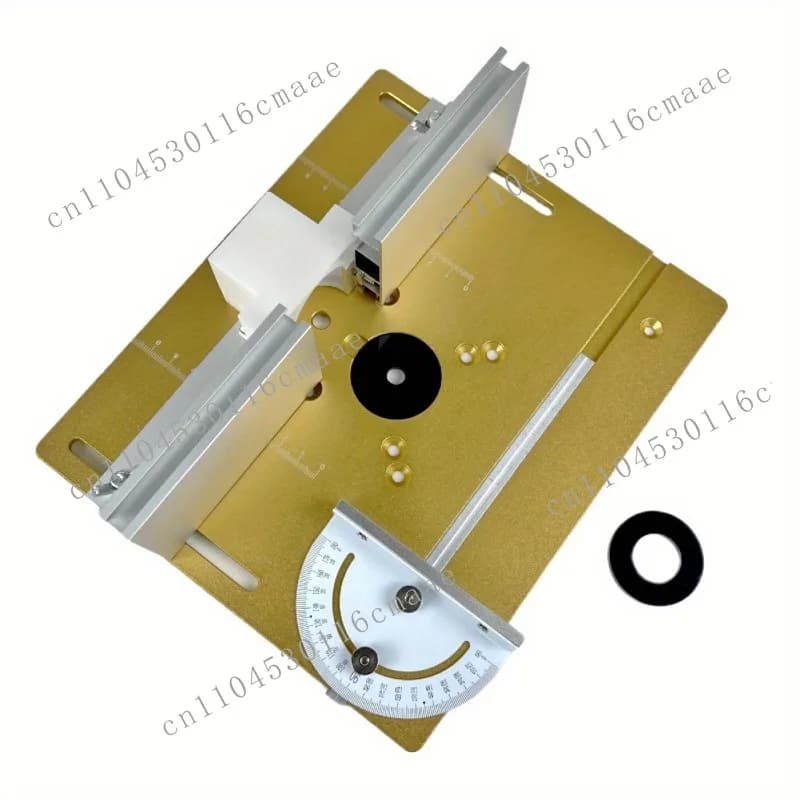New C8-4mm woodworking aluminum alloy flip panel, trimmer gong machine panel, woodworking table, slotted flip panel