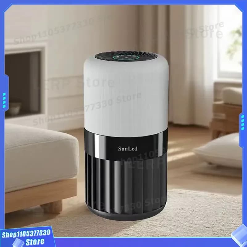 H13 HEPA Filter Portable Air Purifier with Activated Carbon 3 in 1 Electric Desktop Cleaner for Home Office Hotel Room Use