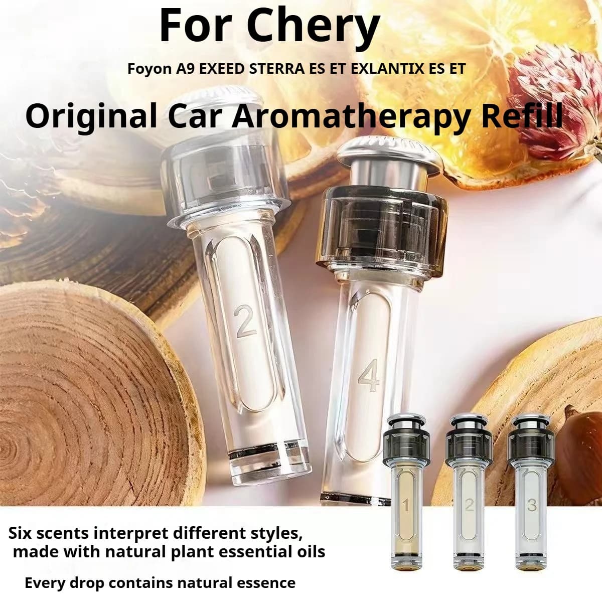 For Chery Foyon Fengyun A9L EXEED EXLANTIX ET ES Original Car Air Freshener Brand New Original Fragrance Stick Replacement Core