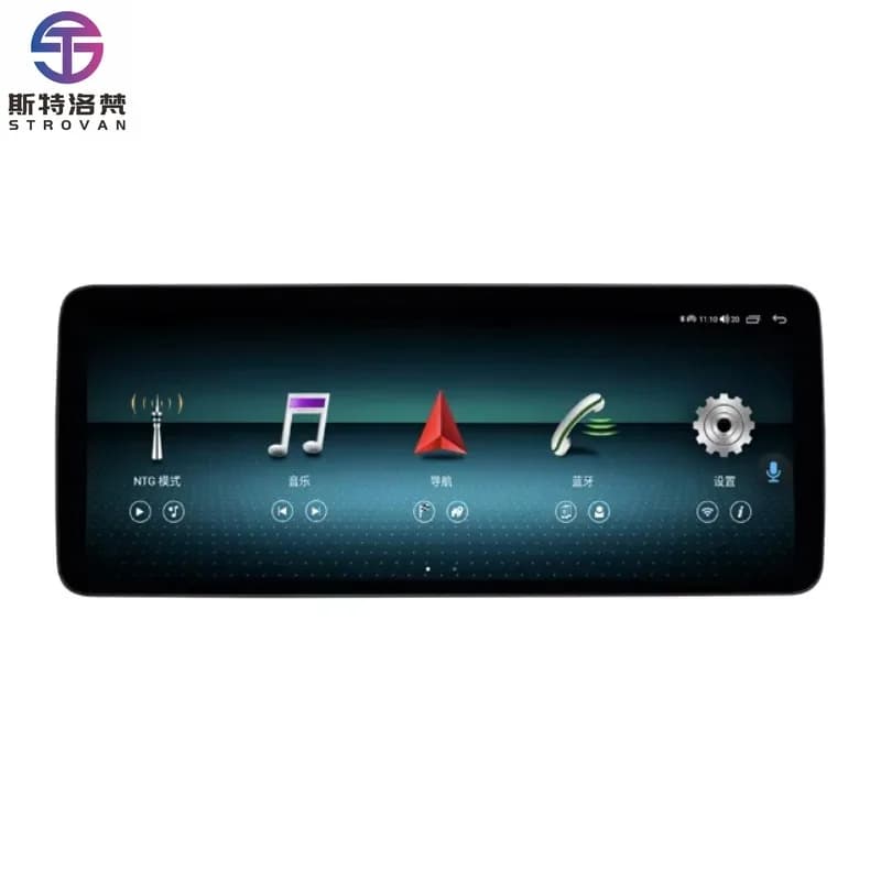 STLF CLRAK For  C-Class Glc260L Cla200 Gla Glk300 Modified Split Screen Android Navigation Original Screen 2011-201