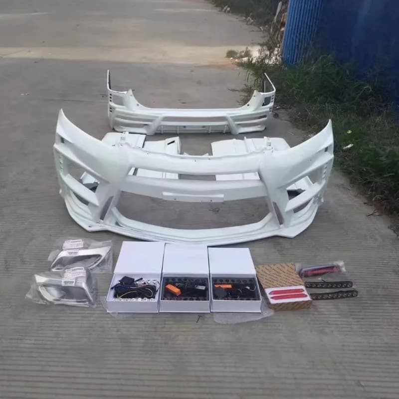 Large enclosed front bumper rear bumper for car modification