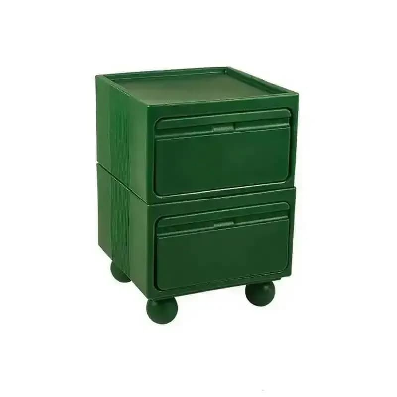 Nordic Small Bed Wooden Olevo Table New INS Wind Mobile Storage Side Cabinet Creative Simple Storage Combination Small Cabinet