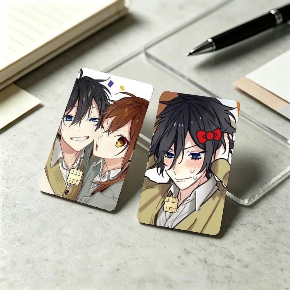 H-Horimiya Izumi Miyamura Sticker Film Tape Skin for Credit Card Debit Card Waterproof Stickers