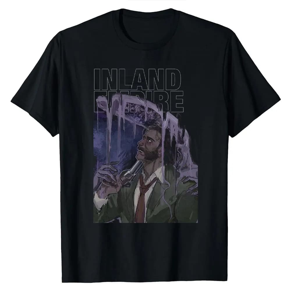 Inland Empire Harrier Du Bois  Retro Gift T shirt for Music fans All size Tops Disco Elysium Graphic Clothes RPG videogame Tee