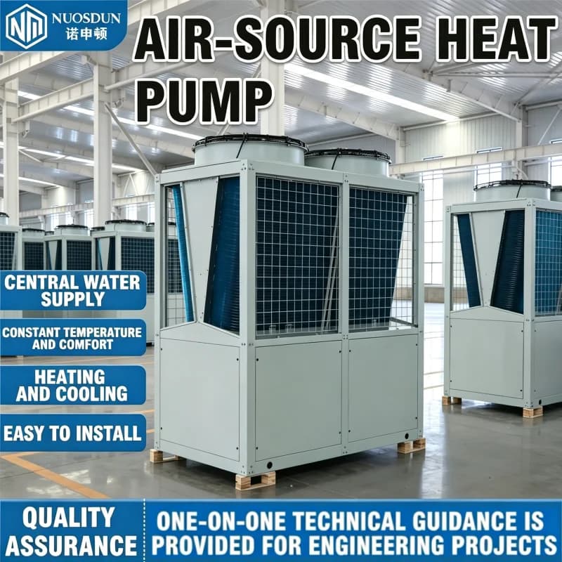 65kw 130kw Hotel Commercial Swimming Pool Heat Pump Water Heaters Easy Installation New Heating Cooling Air Water Heat Pump
