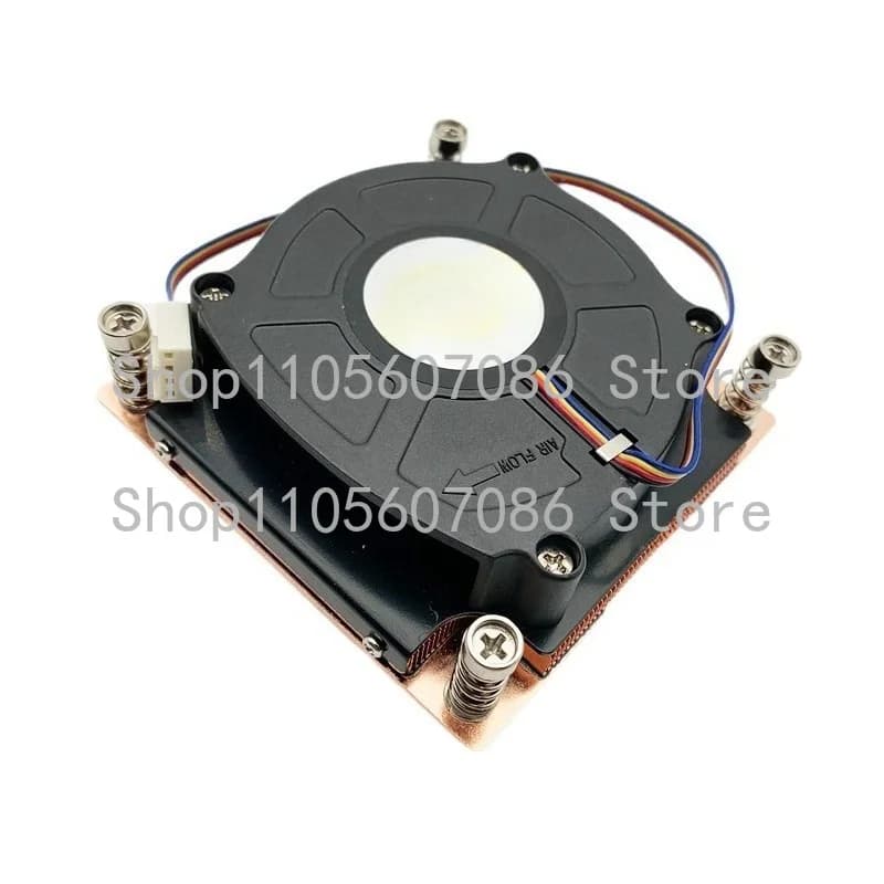 Thin 115X 1200 1700 1U Server Hot Plate Pure Copper Turbine Cpu Radiator Fan