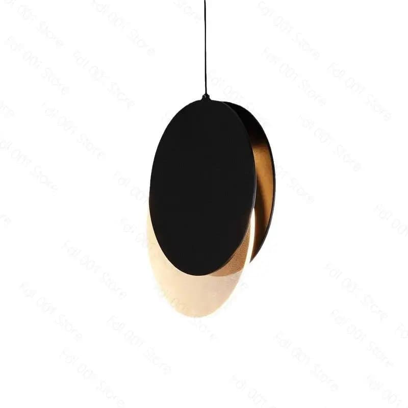Bedroom bedside table small chandelier modern minimalist creative crescent lamp restaurant bar single chandelier