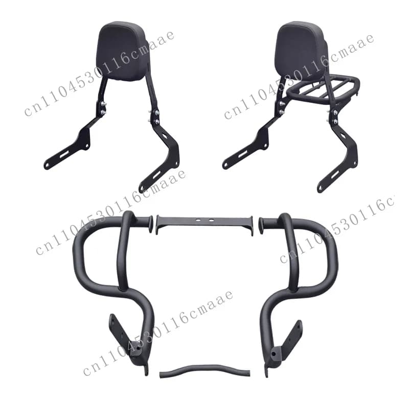 Suitable for 300 rear backrests, crash bars and leather side bags, motorcycle accessories set