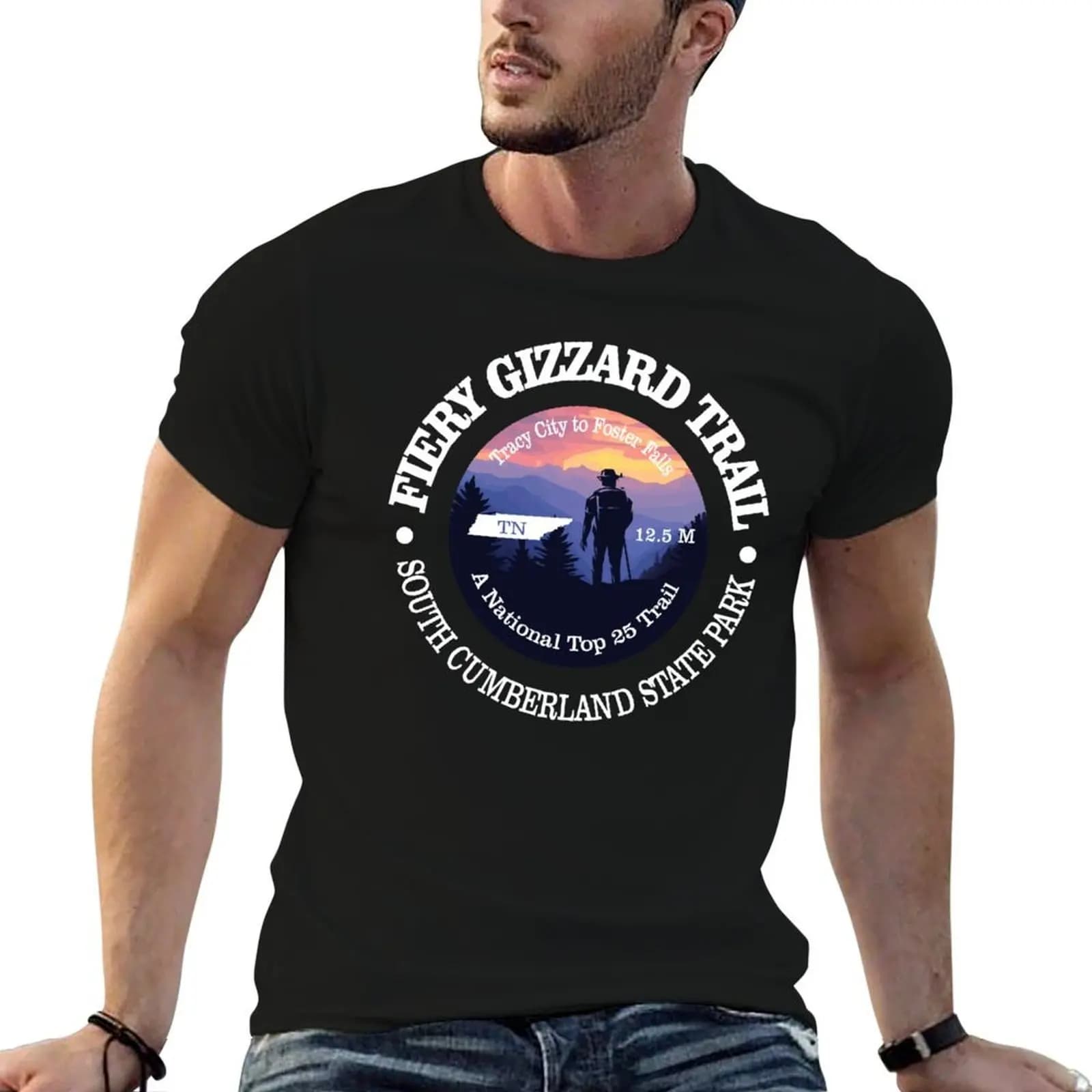 Fiery Gizzard Trail (rd2) T-Shirt man clothes tshirts personalised men clothing