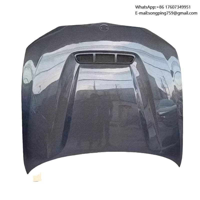 CS Style Carbon Fiber Front Bonnet Engine Hood Cover for BMW 3 Series G20 G28 M340I 2019-2023 Stylish Cayenne Model Car Hood