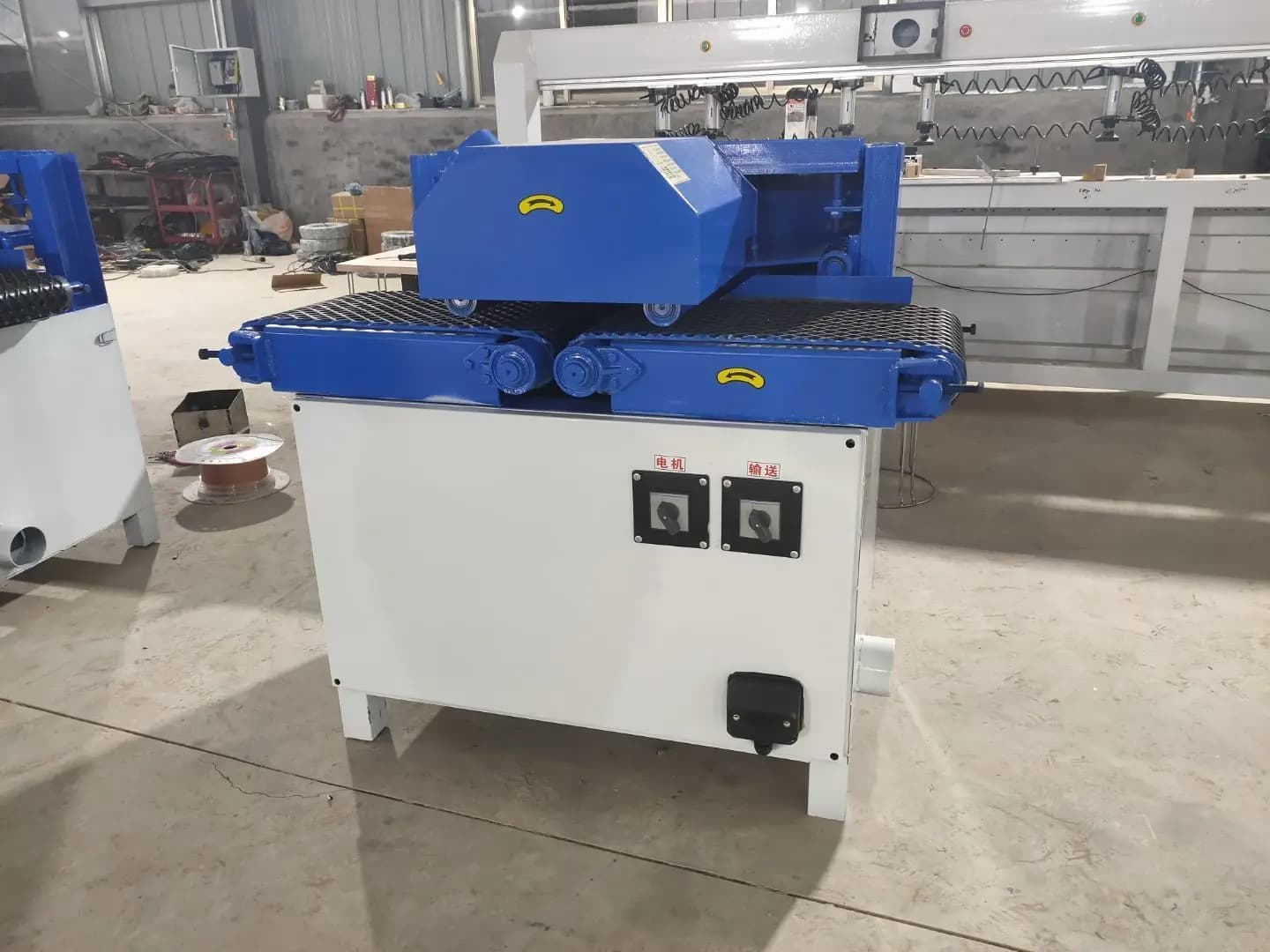 Full Automatic Multi Blade Rip Saw for Sawmill Woodworking Wood Processing Multi Blade Saw Machine
