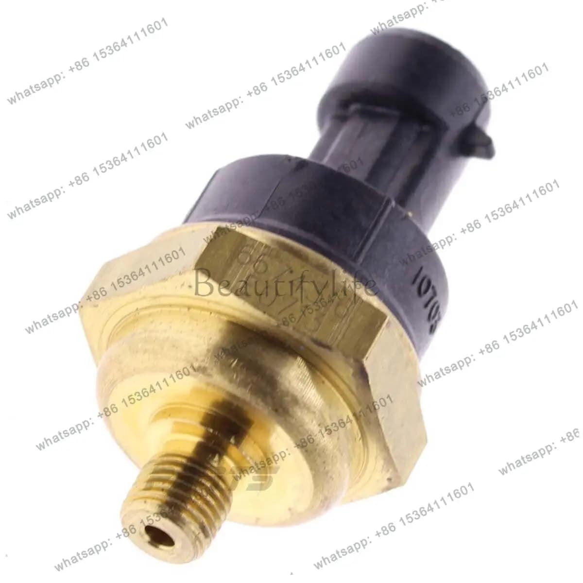 FOOL  Fuel Common Rail Pressure Sensor 6674316 C1115 7203398‑B 10703 Fit BoCAT Loader