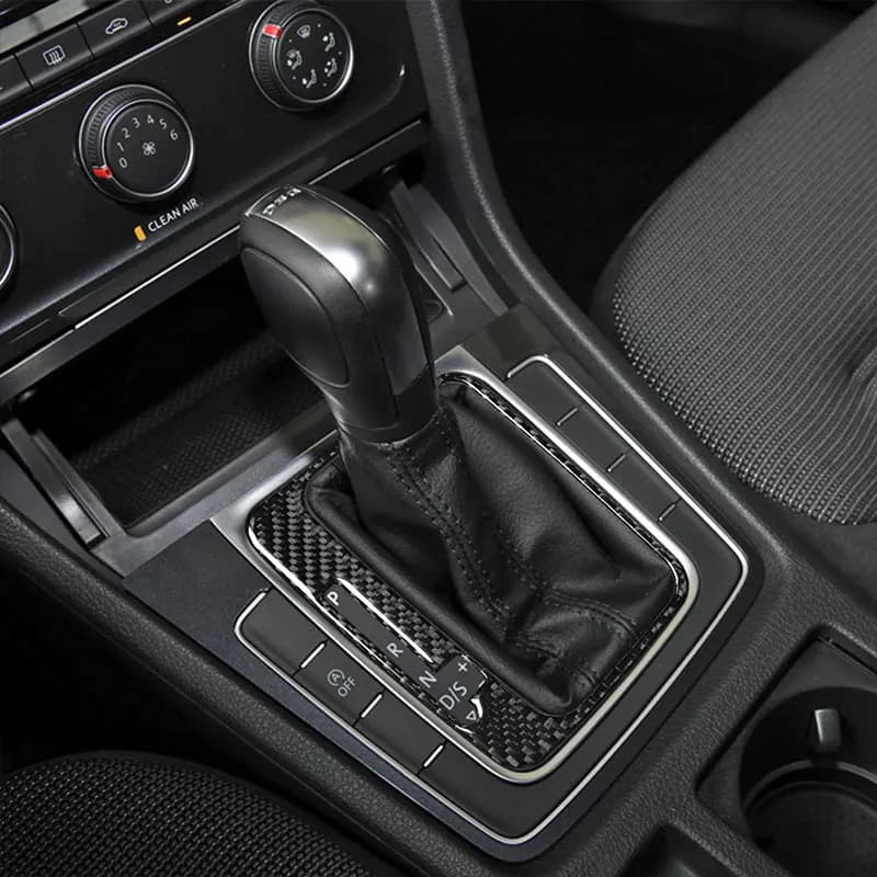 Black Car Interior Decoration Protection Carbon Fiber Sticker For Volkswagen VW Golf 7 MK 72014-2019 Auto Styling Accessories