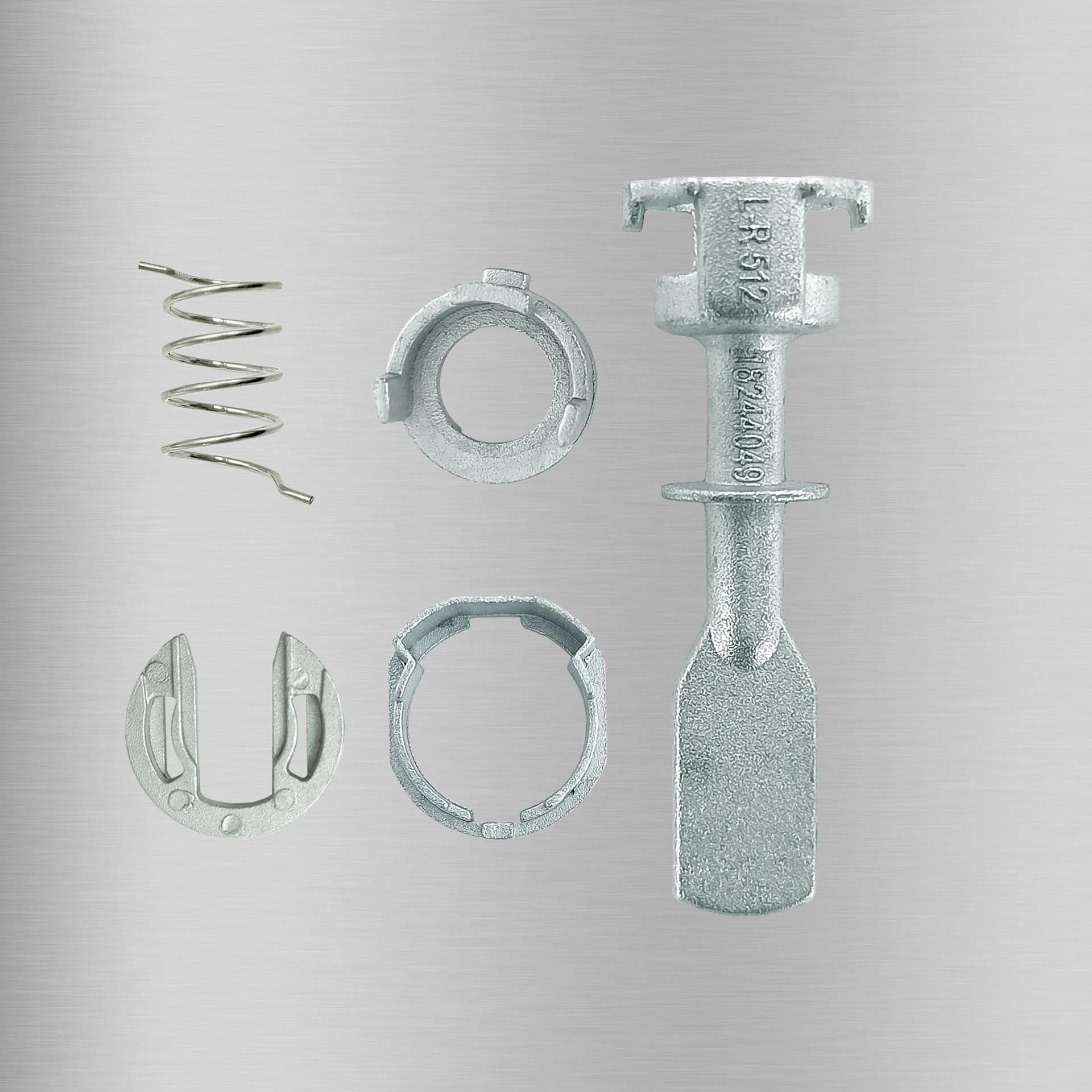For Volkswagen door lock cylinder accessories Lock cylinder replacement and repair kit Length 46 mm 5-piece repair kit tools