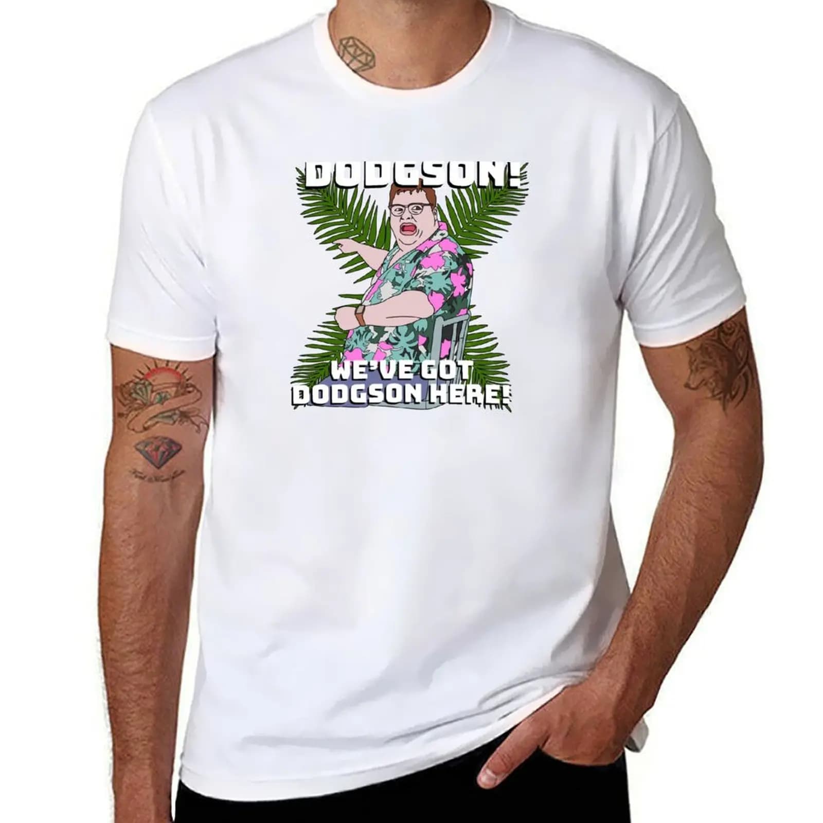 Jurassic Dennis Nedry T-Shirt man t shirts high quality luxury brand men t shirt cotton 100% T-Shirt