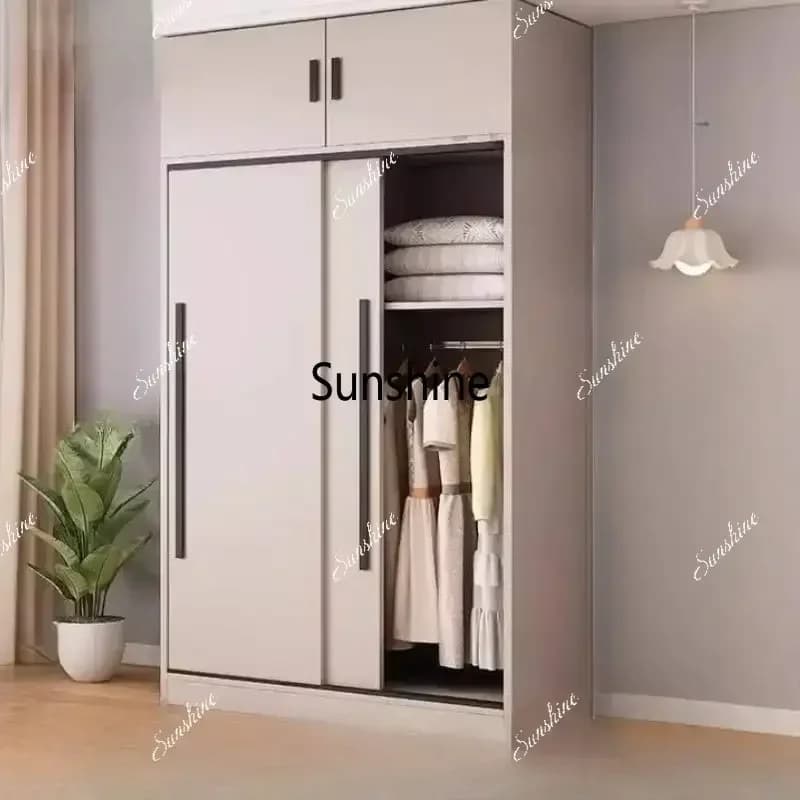 YYNordic Vintage Wardrobe Closet Modern Japanese Space Saving White Wardrobe Closet Wooden Adult Armarios De Ropa Wardrobes