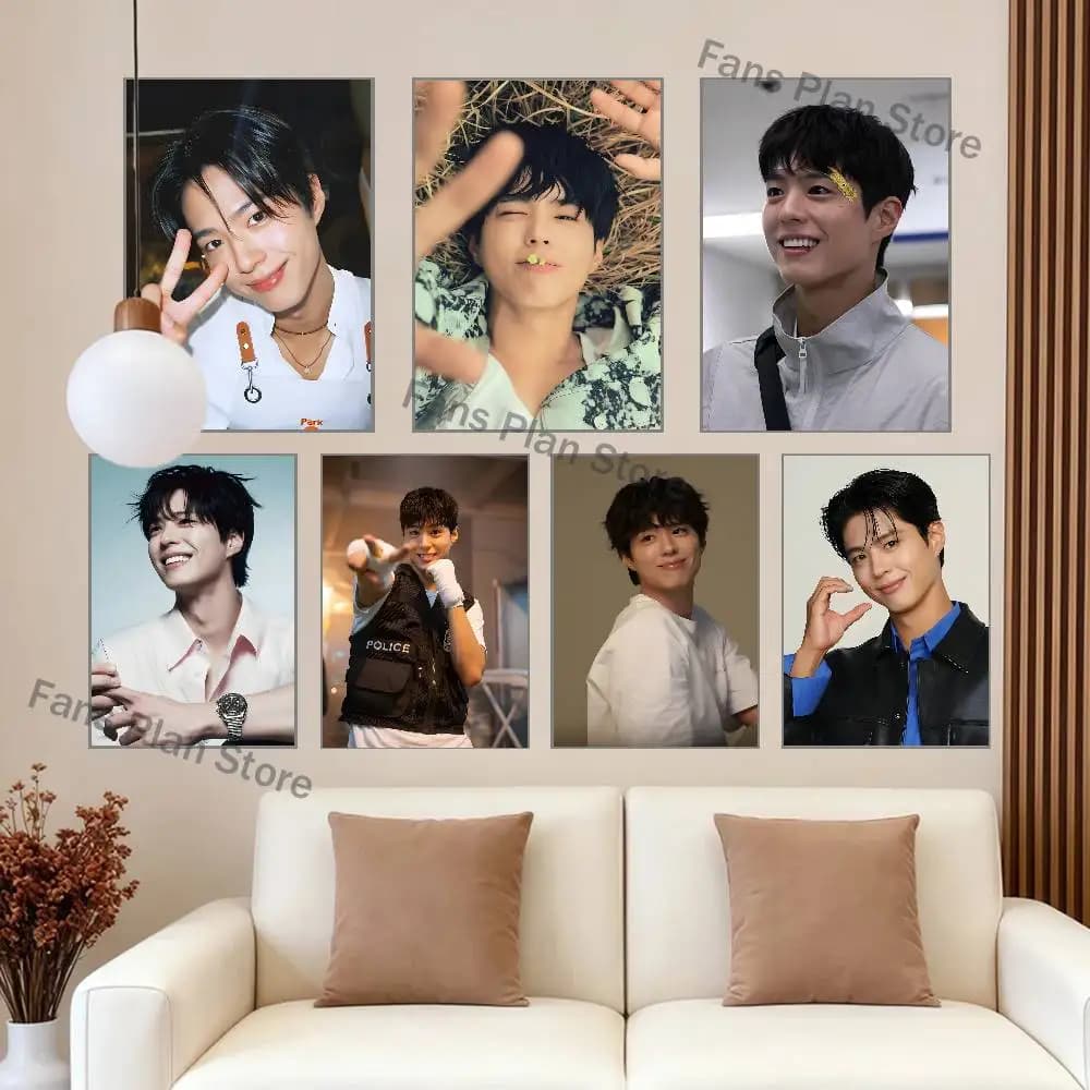 P-Park Bo-gum Poster Prints Wall Art Picture Painting Gift Living Room Restaurant Bar Large Dec Sticker