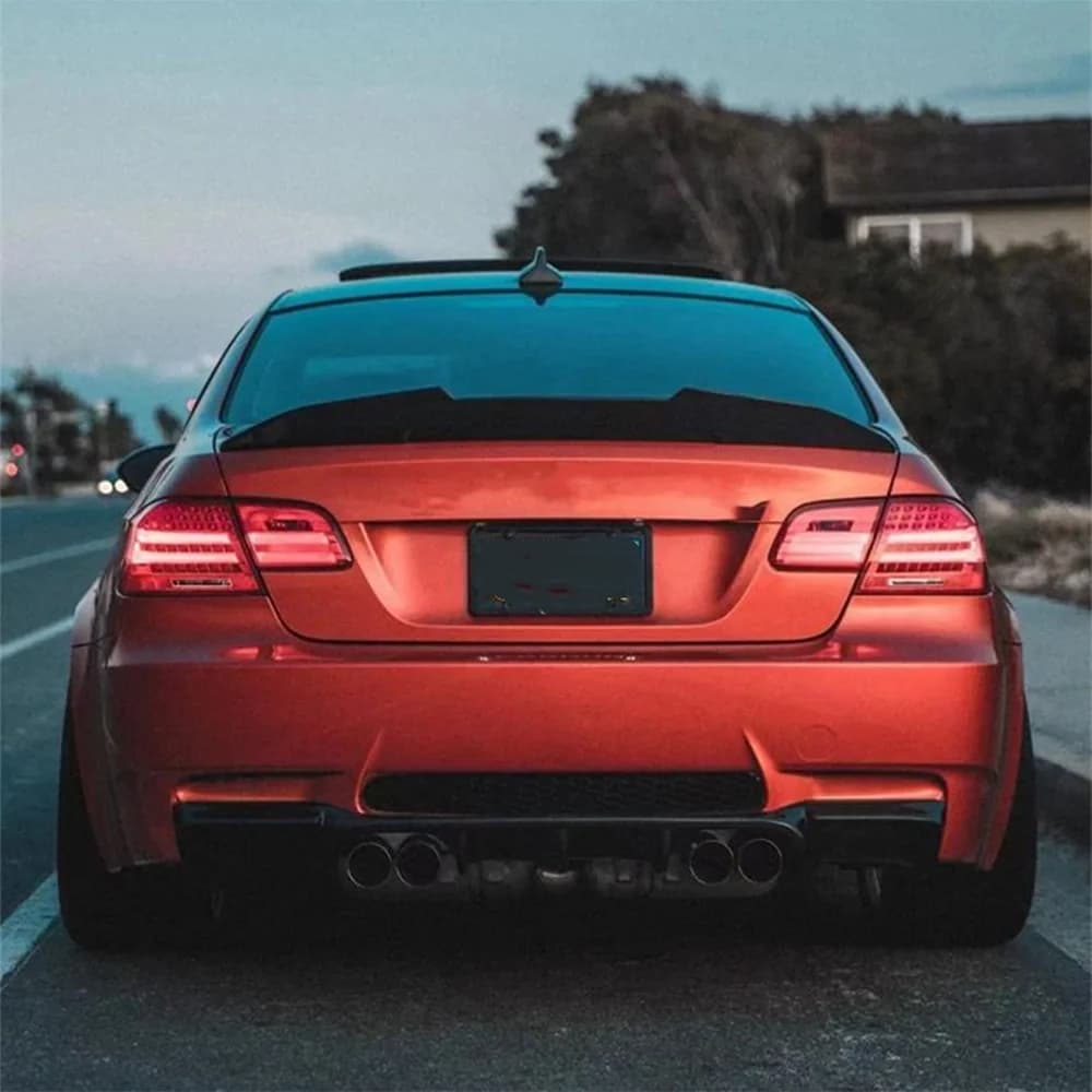 PSM Style Rear Trunk Spoiler Wing For BMW E92 3 Series Coupe 335i 328i 2007 2008 2009 2010 2011 2012 Trunk Lip Spoiler Wing