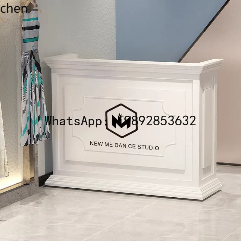 checkout page Simple clothing store Bar counter Counter Reception supermarket Front desk checkout page
