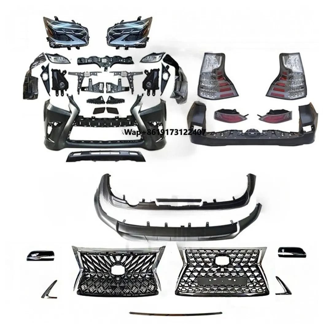 Body Kit for  GX460 2010-2019 Upgrade to 2020 Model Include Front and Rear Bumper Grille and Headlight Taillight