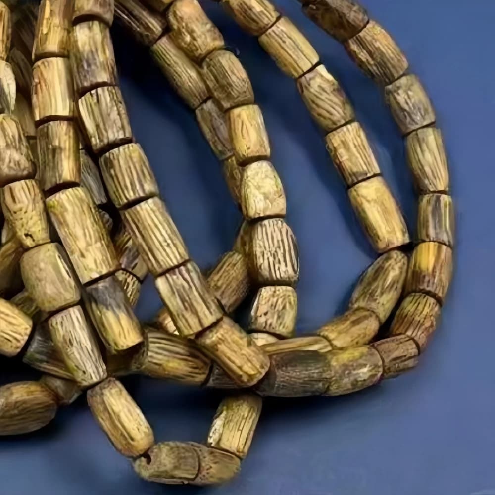 New Authentic White Kyara Agarwood Bracelet,Free-Form Barrel Beads,Hainan Yingge Green Agarwood Bracelet Cultural Play Ornament