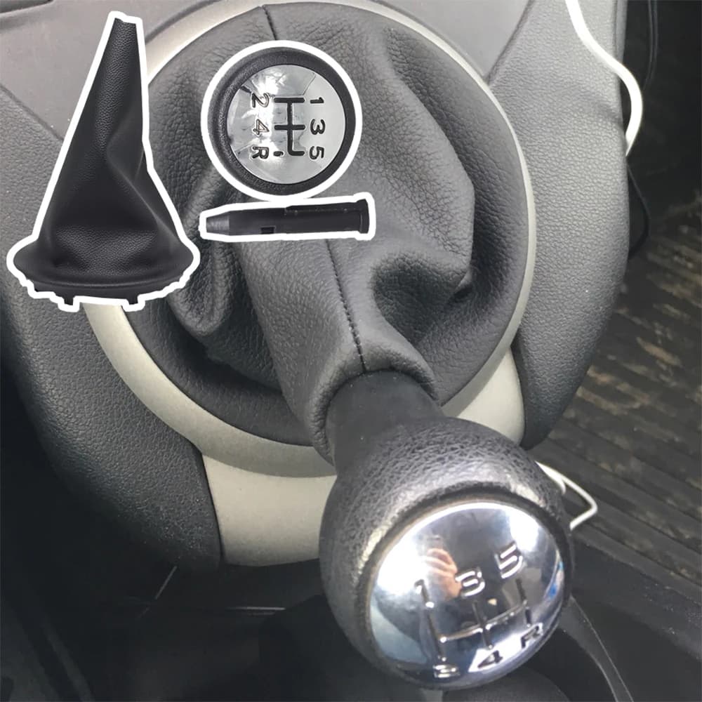 5 Speed Shift Knob Gear Stick & Gaiter Boot Collar Cover For Citroen Berlingo 2008 2010 2012 2014 2018 Peugeot Partner 7591T1