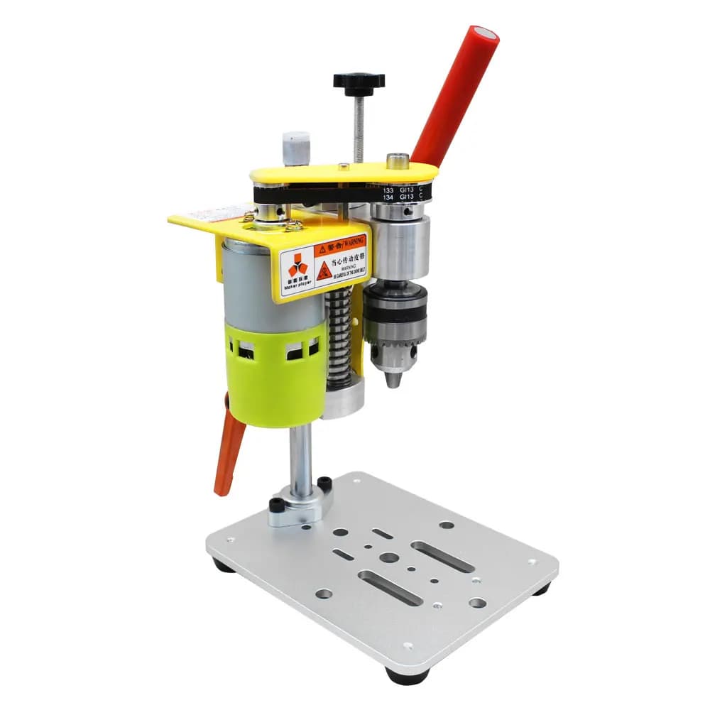 【Hot】Mini Desktop Drill Press Precision CNC Table Drilling Machine 795 Motor B12 Chuck for DIY Crafts Tool Wood Crafts Jewelry M
