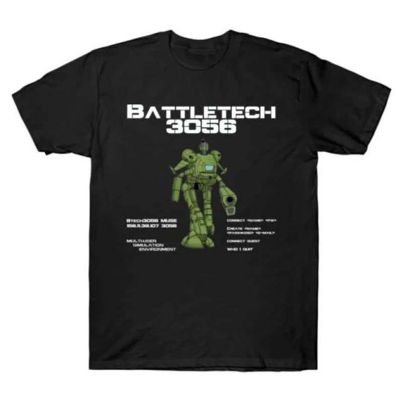 MUSE Marauder II Mechwarrior MWO Mech Combat RPG Gift t shirt Tech Robot Fighter Battletech Graphic clothes All size tops