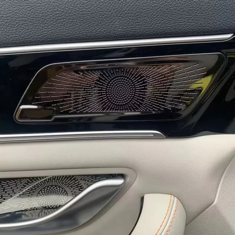 Fit For Byd Song Plus Dmi Ev 2022-2024 Automotive Interior Roof/door speakers Audio speaker cover decorative frame stickers