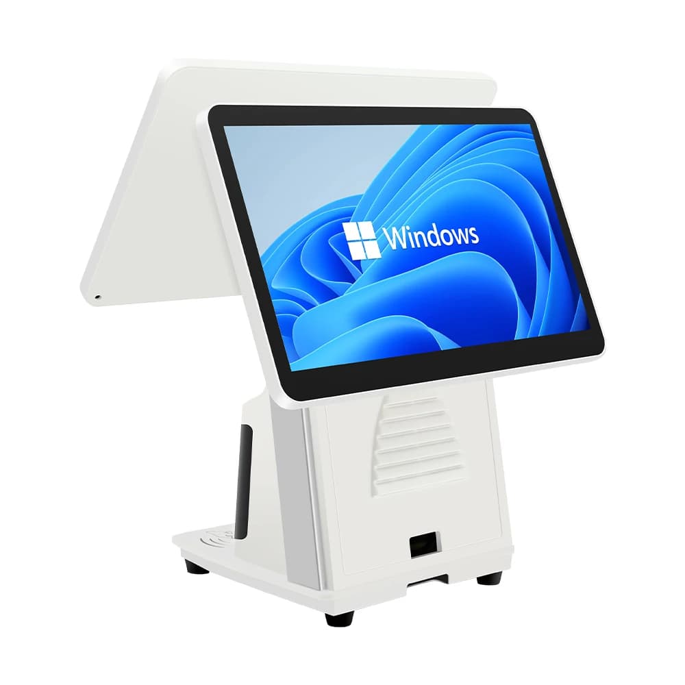 Yingdi Z870 Dual Screen All-In-One Offline POS Terminal With Wi-Fi 6 Intel I3/I5/I7 Windows 10 15.6" Cash Register