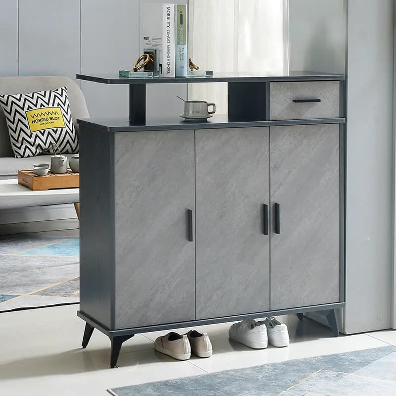 Italian Style Shoe Cabinet Quality Organizer Space Saving Shoe Cabinet Wooden Entryway Corridor Zapatera Furniture For Home