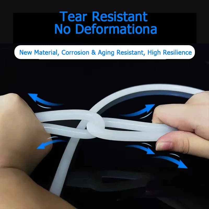 Solid Silicone Cord Round Rubber Rod Bar White Rubber Trim Seal Strips O Ring Waterproof High Temperature Resistant Dia.0.8~30mm