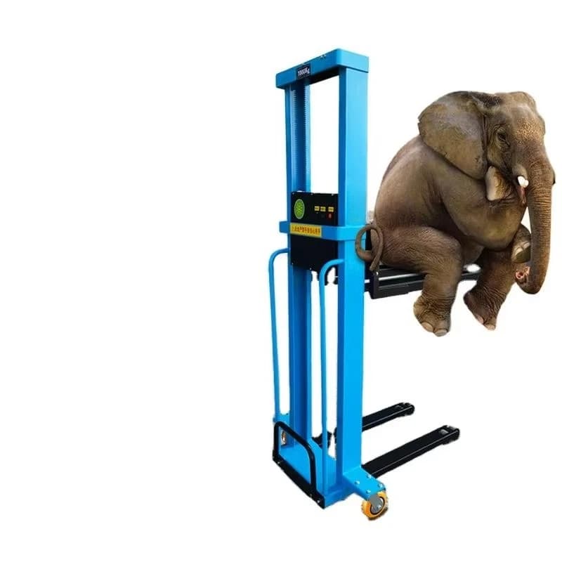 Self-loading Stacker 1 Ton 1.3M and 1.6M Electric Stacker with High Quality