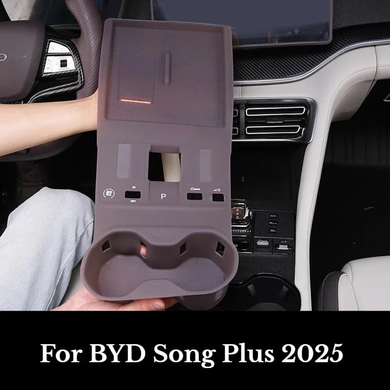 For BYD Song Plus 2025 Car Silicone Protective Central Control Panel Armrest Box Pad Scratch-resistant And Abrasion-resistant