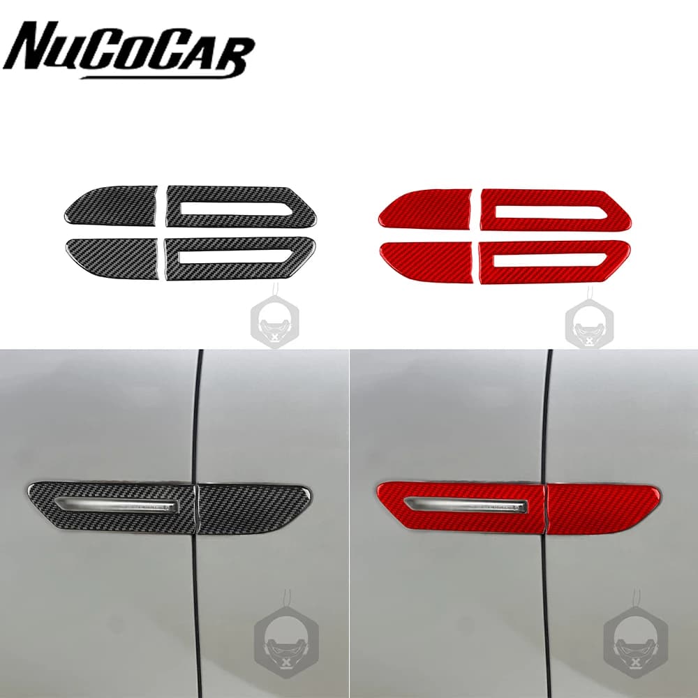 For BMW 7 Series F01 2009-2014 Carbon Fiber Side Fender Turn Signal Cornering Lamp Panel Car Accessories inside Trim Stickers