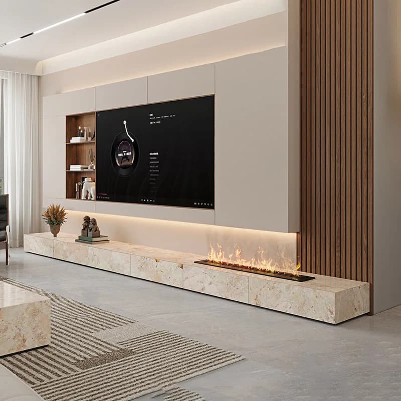 Hotel Light Luxury TV Stand Simple Folding Media Console Italian Comfortable Fernsehschrank Storage Cabinet Furniture