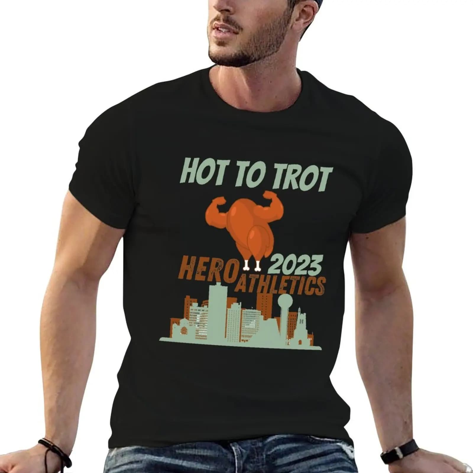 2023 Hot To Trot 5k T-Shirt summer tops tops mens fashion